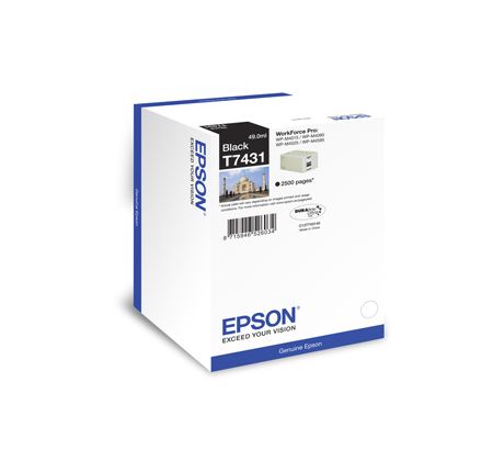 kazeta EPSON WorkForce WP-M4000/M4500 black (2500 str.) (C13T743140)