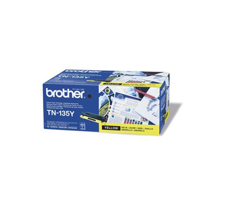 toner BROTHER TN-135 Yellow HL-4040CN, DCP-9040CN, MFC-9440CN (4000 str.) (TN135Y)