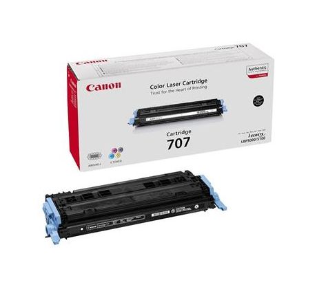 toner CANON CRG-707 black LBP 5000/5100 (2500 str.) (9424A004)