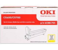 valec OKI C5600/C5700 yellow (43381705)