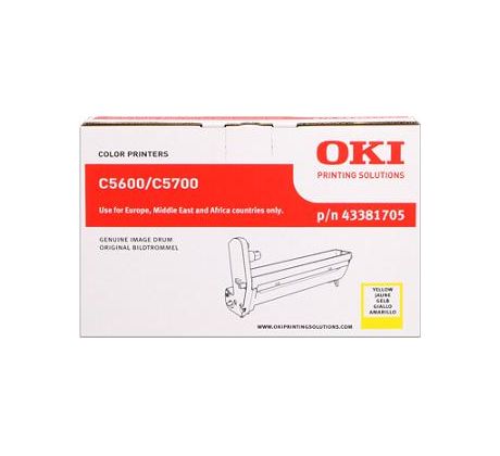 valec OKI C5600/C5700 yellow (43381705)