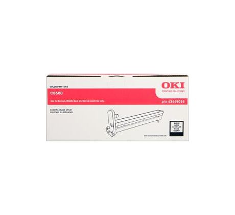 valec OKI C8600/C8800 black (43449016)