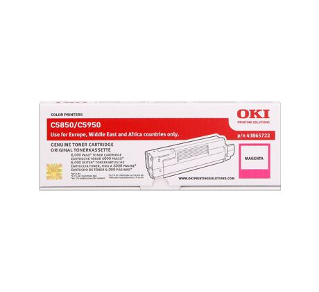 toner OKI C5850/C5950, MC560 magenta (43865722)