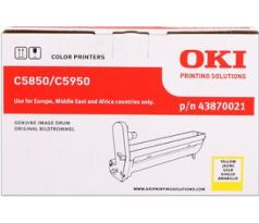 valec OKI C5850/C5950, MC560 yellow (43870021)