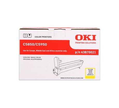 valec OKI C5850/C5950, MC560 yellow (43870021)