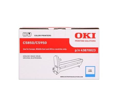 valec OKI C5850/C5950, MC560 cyan (43870023)