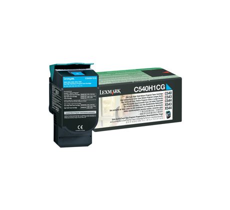 Toner Lexmark C540,C543,C544,X543,X544 Cyan (2000 str.) (C540H1CG)