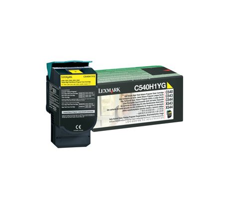 Toner Lexmark C540,C543,C544,X543,X544 Yellow (2000 str.) (C540H1YG)