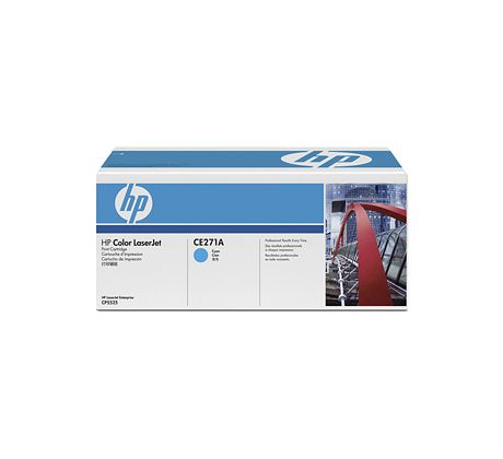 TONER HP CE271A Azúrový toner pre Color LaserJet CP5525 (15000 str.) (CE271A)