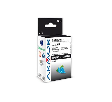 alt. kazeta wecare ARMOR pre HP Officejet 6000, 6500 cyan CD972AE (K20450W4)