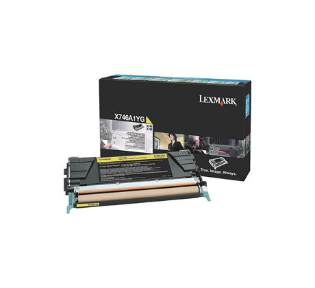 Toner Lexmark X746/X748 YELLOW (7000 str.) (X746A1YG)