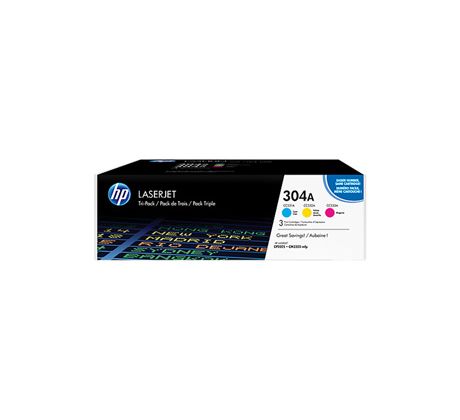 TONER HP CF372AM Troj-Pack HP304A CC531A+CC532A+CC533A 3x (2800 str.) (CF372AM)