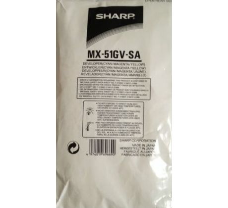 developer SHARP MX-51GVSA C/M/Y MX-4110N/4111N/4112N/4112NA/4140N/4141N/5110N/5111N/5112N/5112NA (100000 str.) (MX51GVSA)