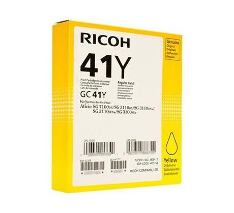 toner RICOH Typ GC 41 HC Yellow Aficio SG 3100/SG 3110/SG 7100 (405764)