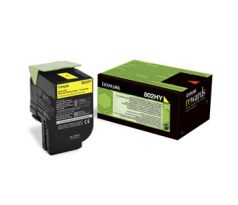 Toner Lexmark CX510 802XY YELLOW (4000 str.) (80C2XY0)