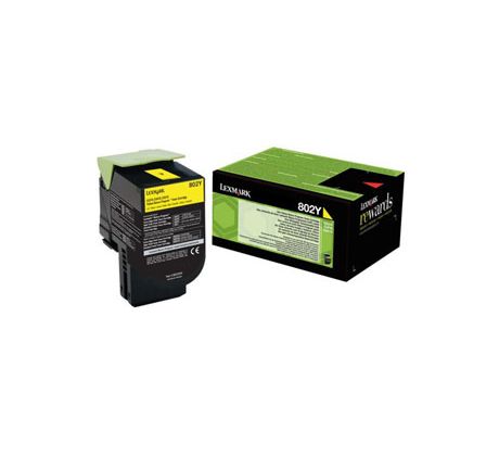 Toner Lexmark CX310/CX410/CX510 802Y YELLOW (1000 str.) (80C20Y0)