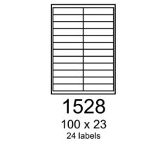 etikety RAYFILM 100x23 zelené flourescentné laser R01301528A (100 list./A4) (R0130.1528A)