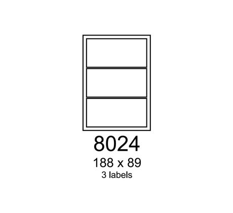 etikety RAYFILM 188x89 matné biele polyetylenové laser/inkjet R05038024A (100 list./A4) (R0503.8024A)