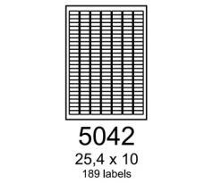 etikety RAYFILM 25,4x10 žlté flourescentné laser R01315042A (100 list./A4) (R0131.5042A)