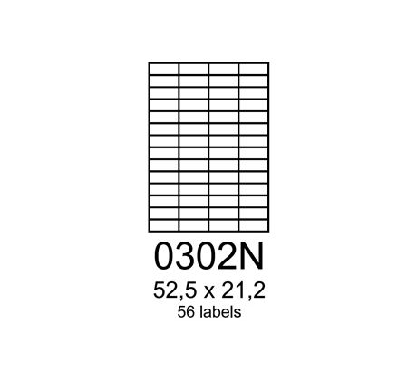 etikety RAYFILM 52,5x21,2 univerzálne žlté R01210302NF (1.000 list./A4) (R0121.0302NF)