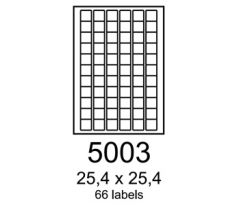 etikety RAYFILM 25,4x25,4 univerzálne biele R01005003F (1.000 list./A4) (R0100.5003F)