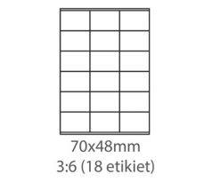 etikety ECODATA Samolepiace 70x48 univerzálne biele (1000 listov A4/bal.) (ECO-07004800F)