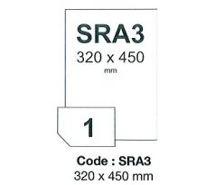 fólia RAYFILM matná biela samolepiaca polyesterová laser 100ks/SRA3 (R0502.SRA3A)