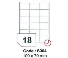 etikety RAYFILM 100x70 vysokolesklé biele laser SRA3 R0119S004D (300 list./SRA3) (R0119.S004D)