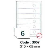 etikety RAYFILM 310x65 ŠANON vysokolesklé biele laser SRA3 R0119S007A (100 list./SRA3) (R0119.S007A)