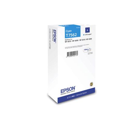 kazeta EPSON WF8000 cyan L (1500 str.) (C13T756240)